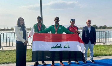 العراقي محمد رياض يحرز الوسام الذهبي في بطولة آسيا بالتجديف